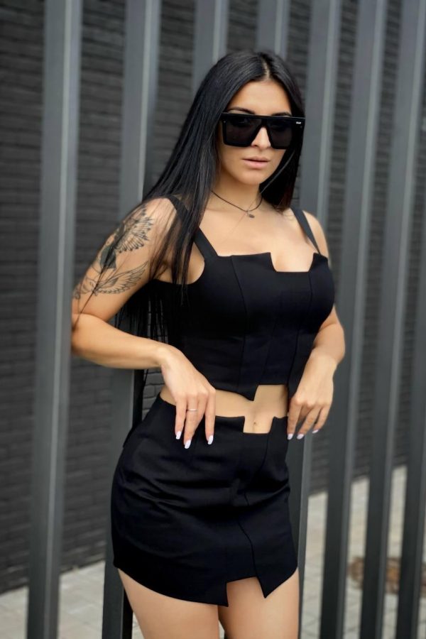 Костюм SPARTA (геометричная юбка и топ)