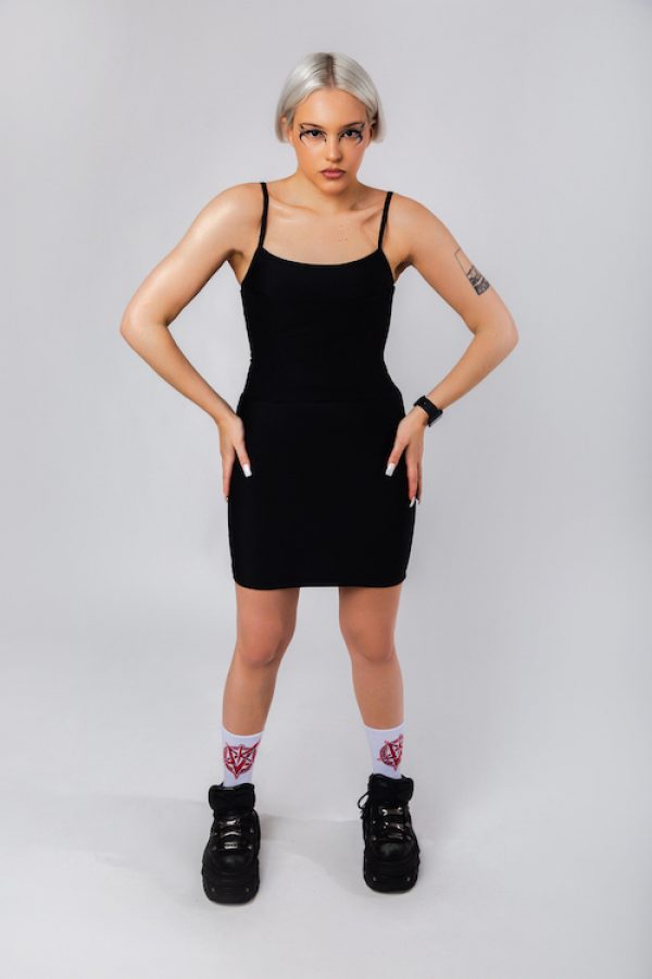 Носки женские с логотипом SKVO 36-38 БЕЛЫЕ