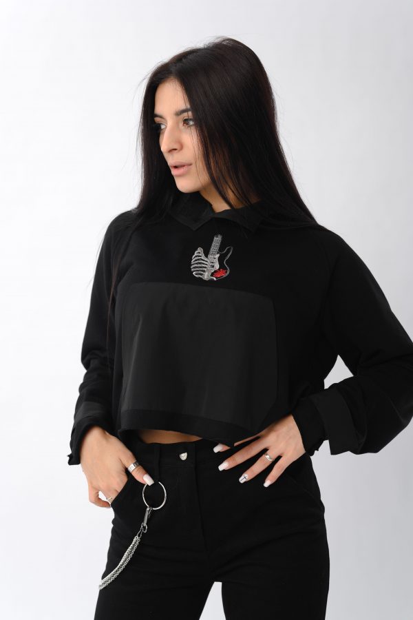 Худи GUITAR с вышивкой