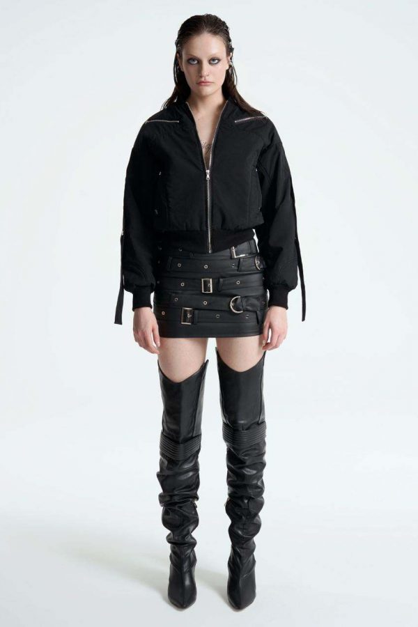 Бомбер из твила BLACK CLOUD