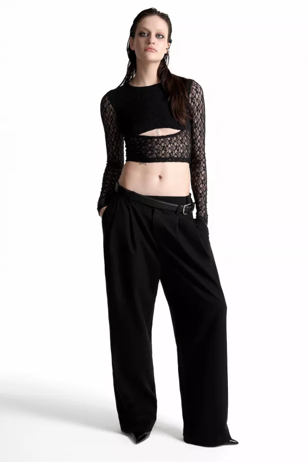 Лонг-топ SELF LOVING (гипюр)